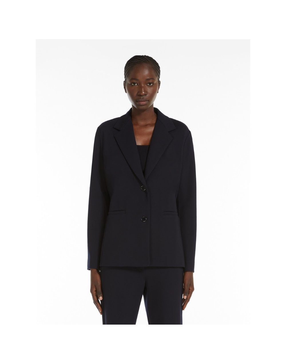 Young Ideas/Henmores - Joice Jersey Blazer - 002 Navy - S