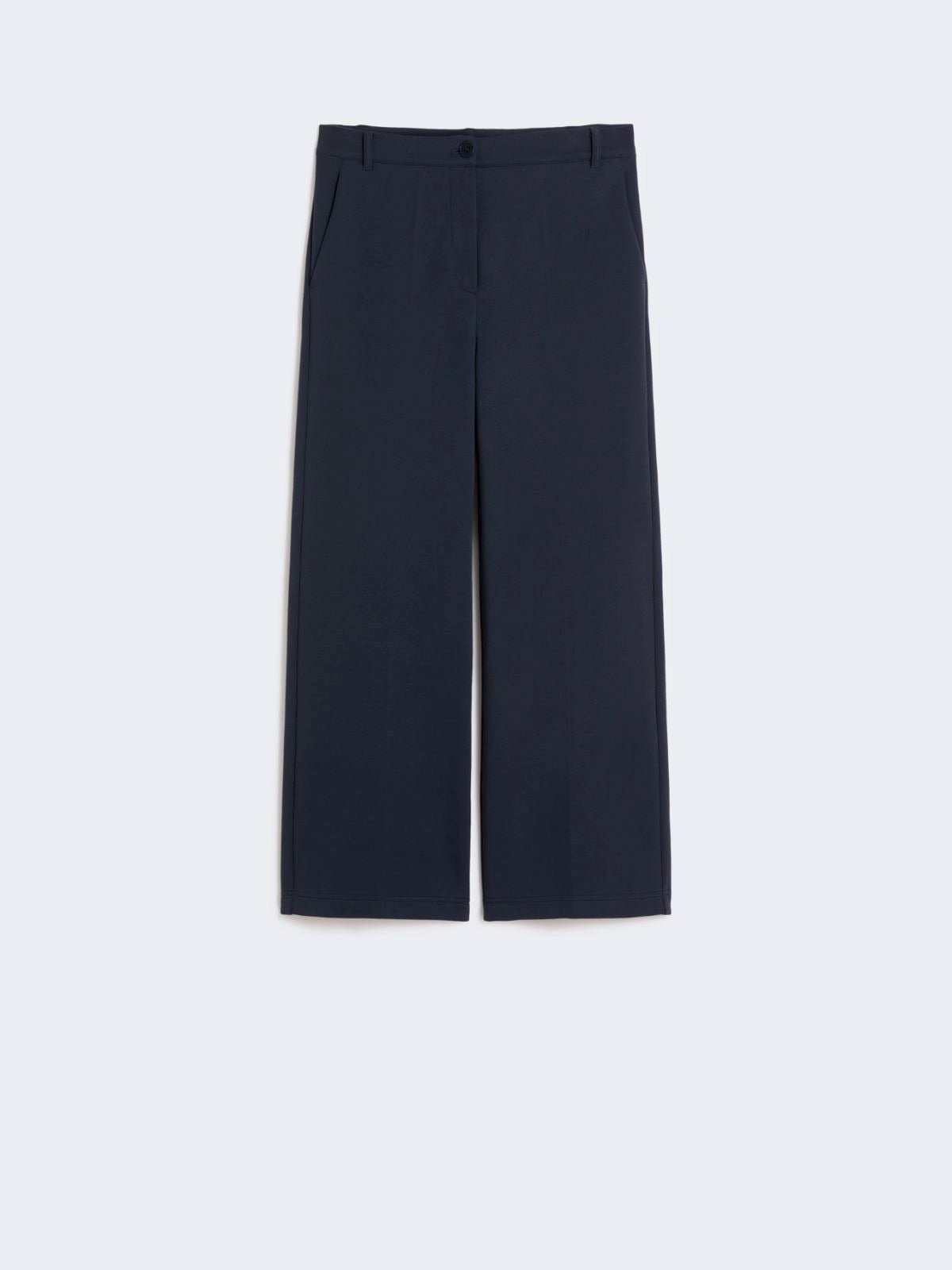 Young Ideas/Henmores - Abano Jersey Cotton Staight Trouser - 002 Navy - S