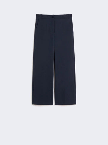 Young Ideas/Henmores - Abano Jersey Cotton Staight Trouser - 002 Navy - S