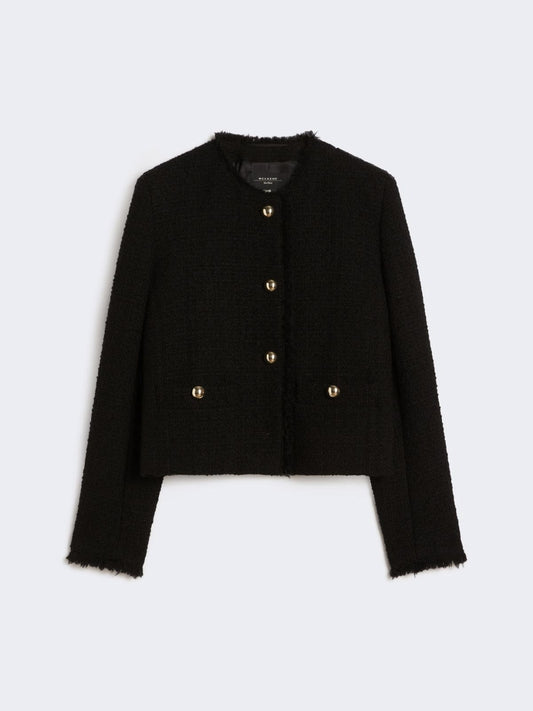 Young Ideas/Henmores - Agami Boucle Jacket - 002 Black - 8
