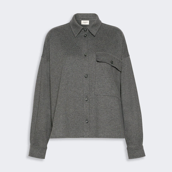 Young Ideas & Henmores -Agiate Jersesy Shirt -005 Light Grey -XS