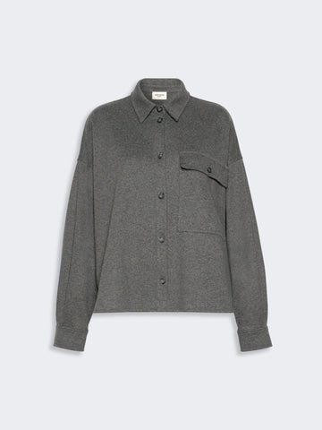 Young Ideas & Henmores -Agiate Jersesy Shirt -005 Light Grey -XS