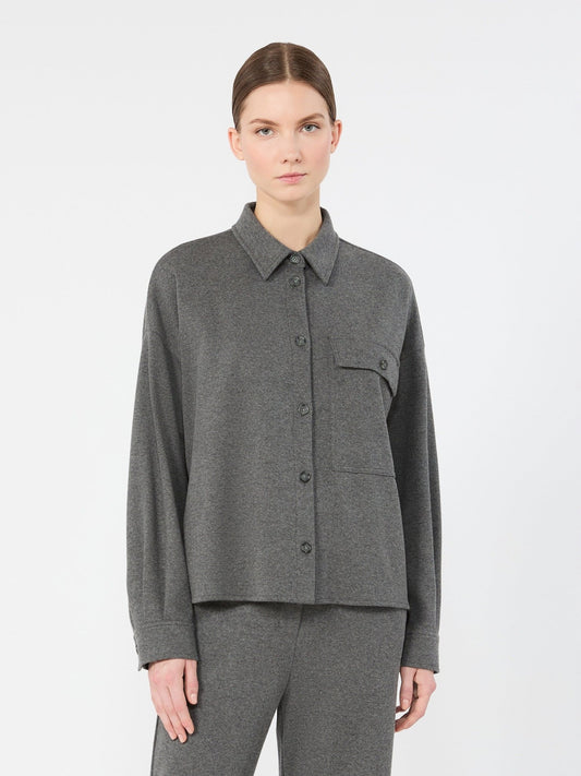 Young Ideas & Henmores -Agiate Jersesy Shirt -005 Light Grey -XS