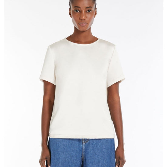 Young Ideas/Henmores - Amburgo Short Sleeve Top - 002 Ivory - S