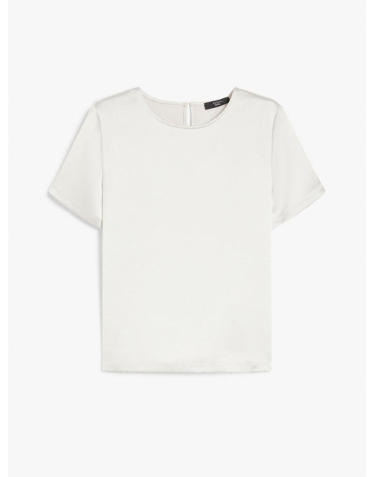 Young Ideas/Henmores - Amburgo Short Sleeve Top - 002 Ivory - S