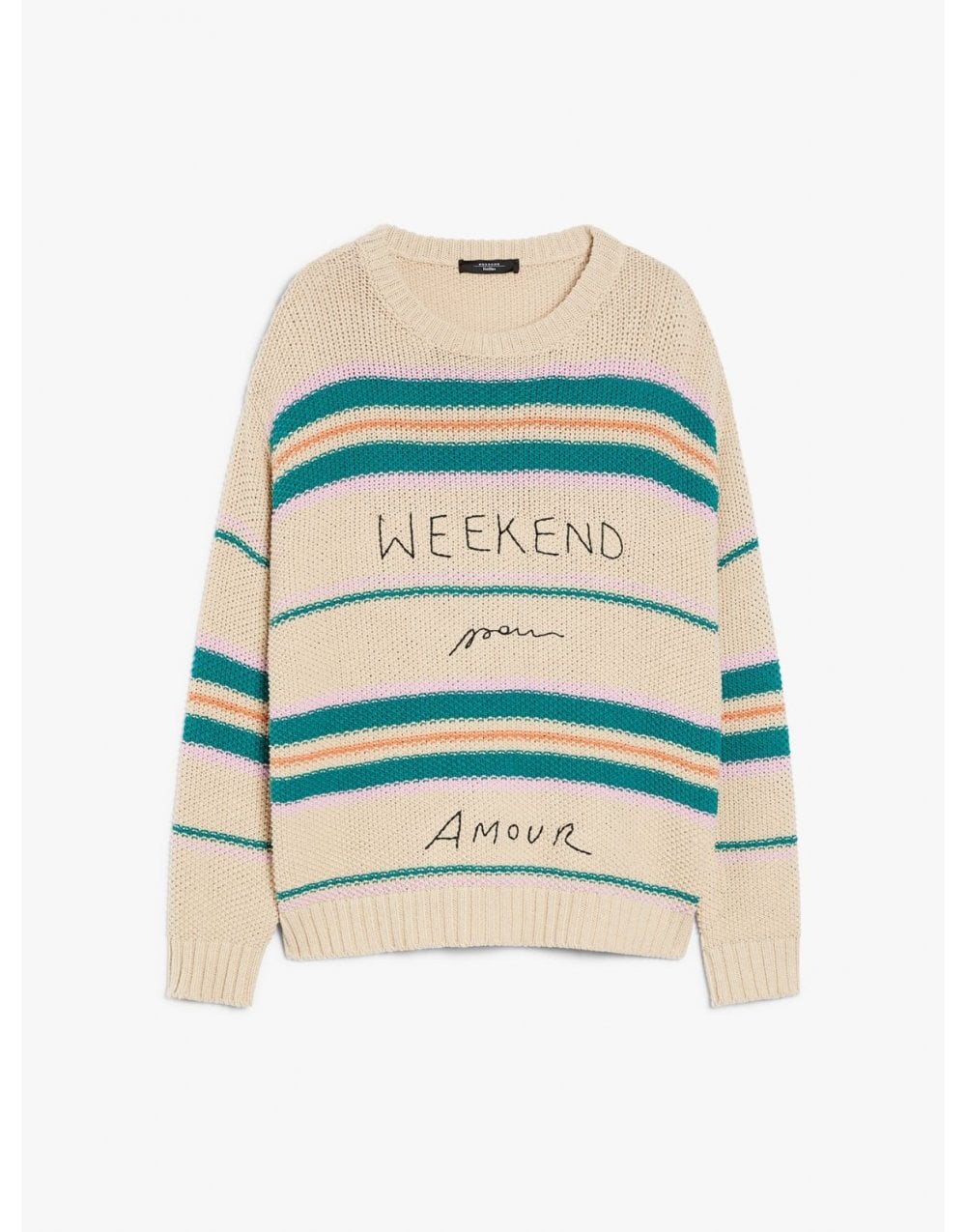 Young Ideas/Henmores - Angus Weekend Multi Stripe Jumper - 001 Beige Multi - XS