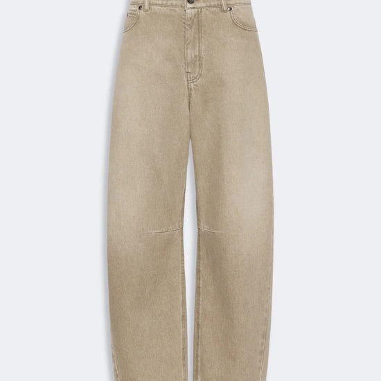 Young Ideas & Henmores -Arcadia Carrot Jeans -013 Beige Washed -8
