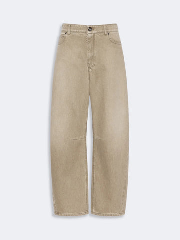Young Ideas & Henmores -Arcadia Carrot Jeans -013 Beige Washed -8
