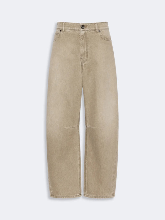 Young Ideas & Henmores -Arcadia Carrot Jeans -013 Beige Washed -8