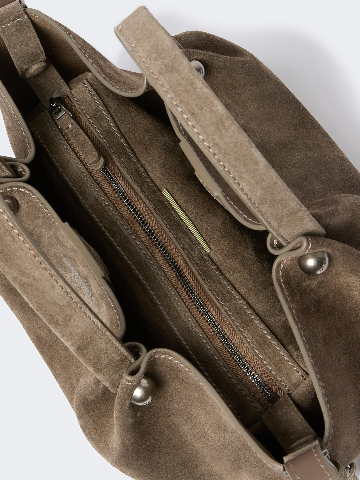 Young Ideas & Henmores -Ario Leather Handbag -Taupe Grey -OS