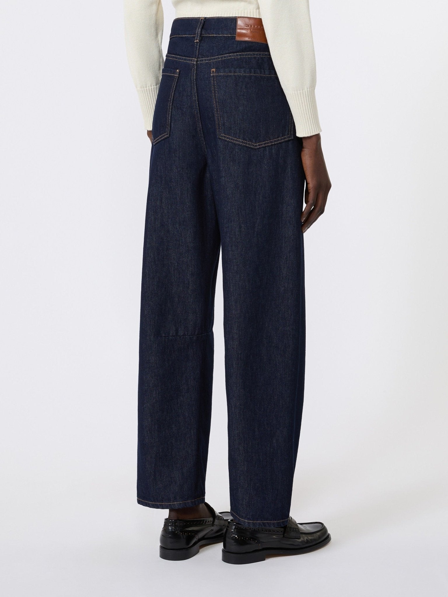 Young Ideas & Henmores - Caduca Barrel Leg Jeans - 004 Navy Dark Vintage - 8