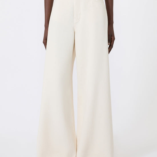 Young Ideas & Henmores -Canneti Wide Leg Jeans -001 Ecru -8