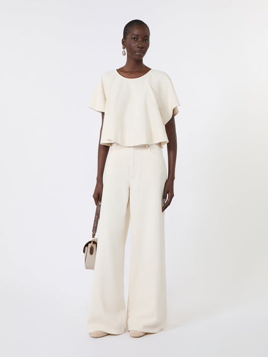 Young Ideas & Henmores -Canneti Wide Leg Jeans -001 Ecru -8