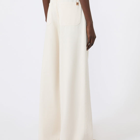 Young Ideas & Henmores -Canneti Wide Leg Jeans -001 Ecru -8