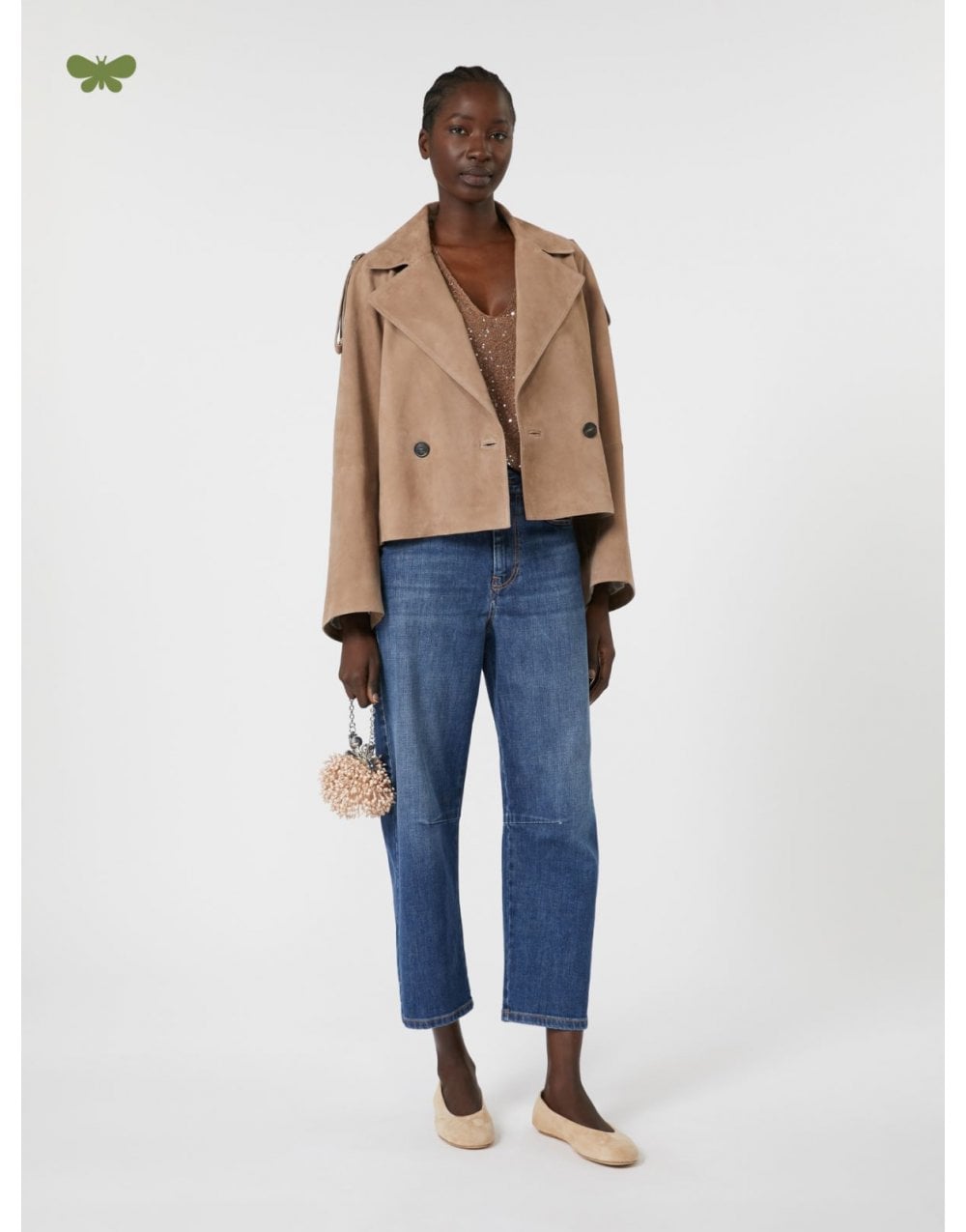 Young Ideas/Henmores - Caprile Barrel Jeans - 008 Navy - 8