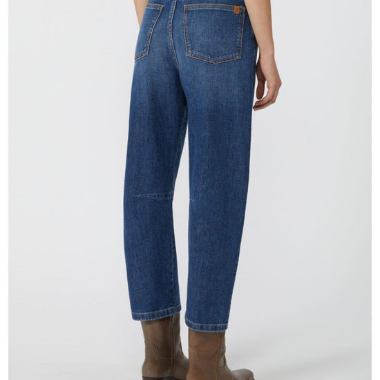 Young Ideas/Henmores - Caprile Barrel Jeans - 008 Navy - 8