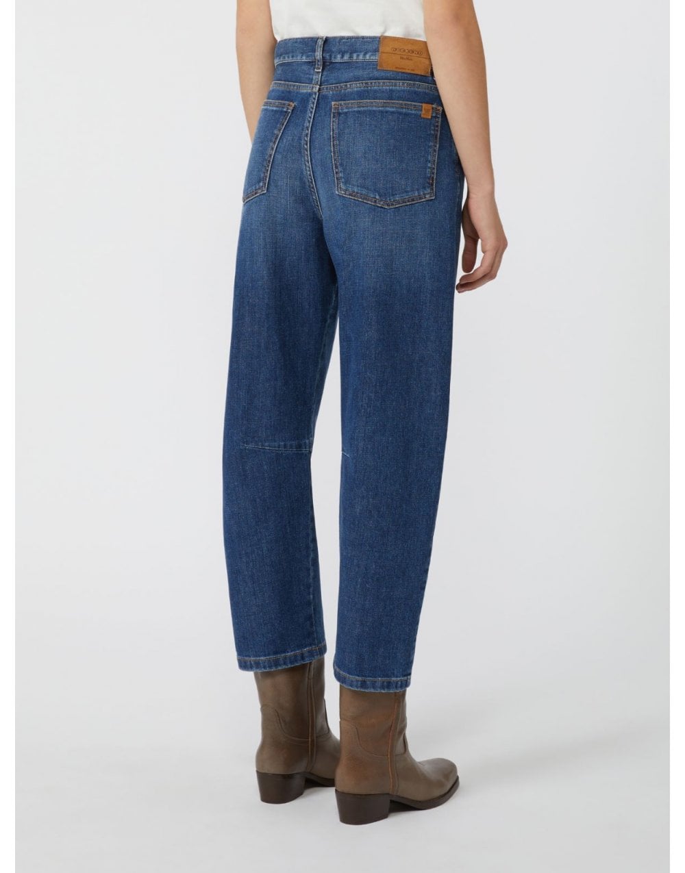 Young Ideas/Henmores - Caprile Barrel Jeans - 008 Navy - 8