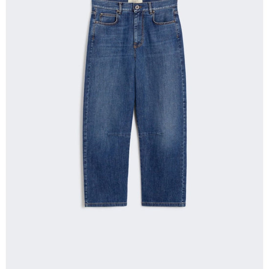 Young Ideas/Henmores - Caprile Barrel Jeans - 008 Navy - 8