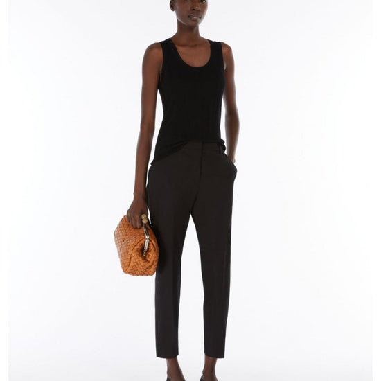 Young Ideas/Henmores - Cecco Cigarette Trousers - 006 Black - 8