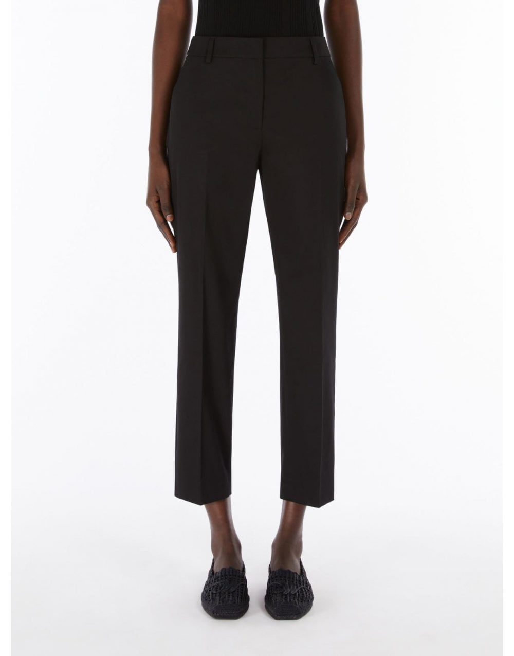 Young Ideas/Henmores - Cecco Cigarette Trousers - 006 Black - 8