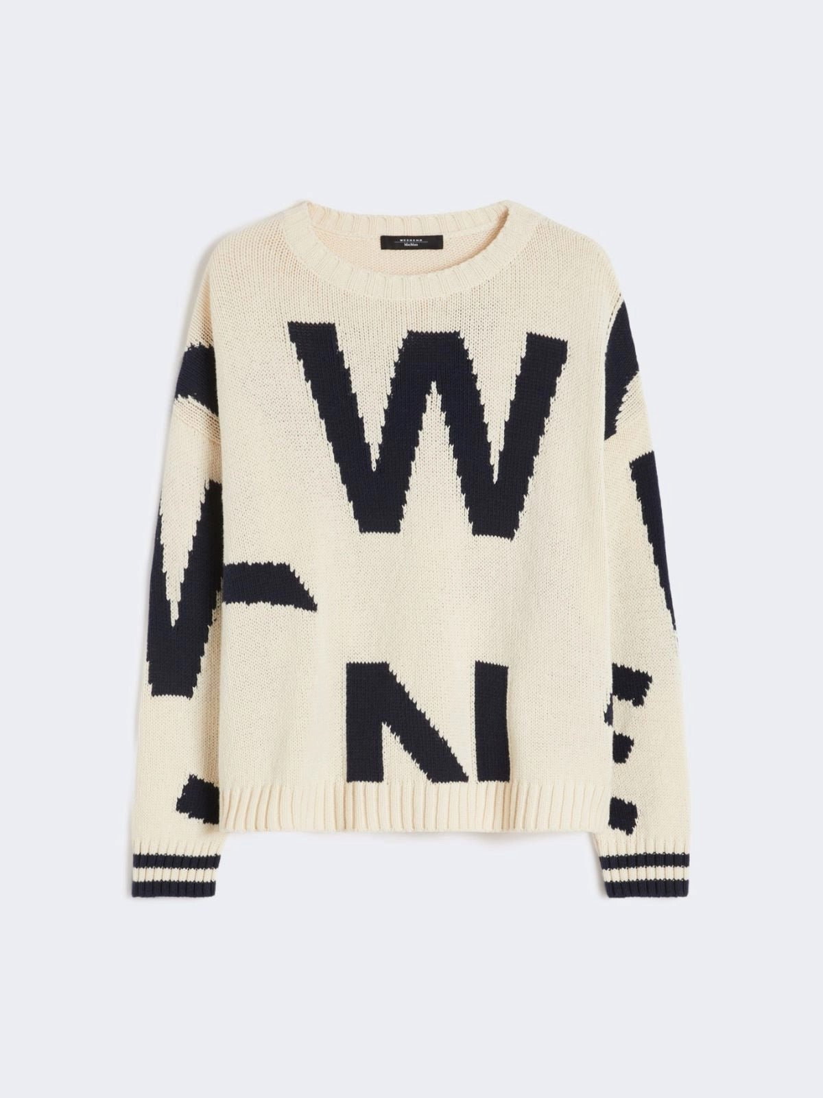 Young Ideas/Henmores - Celebre Weekend Letters Jumper - 003 Navy Writing - XS