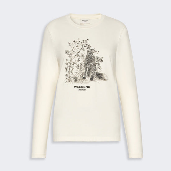 Young Ideas & Henmores -Cestino Woods Long Sleeve T-Shirt -001 Ivory -S