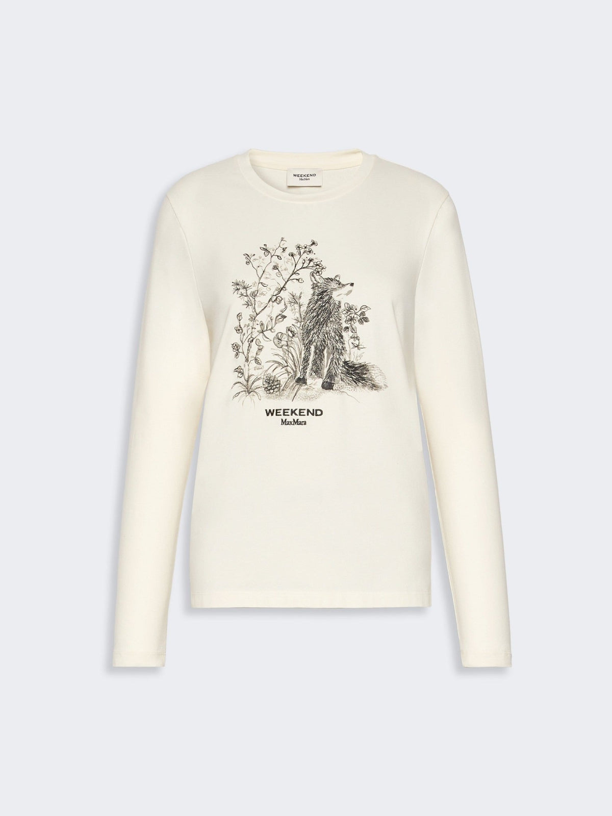 Young Ideas & Henmores -Cestino Woods Long Sleeve T-Shirt -001 Ivory -S
