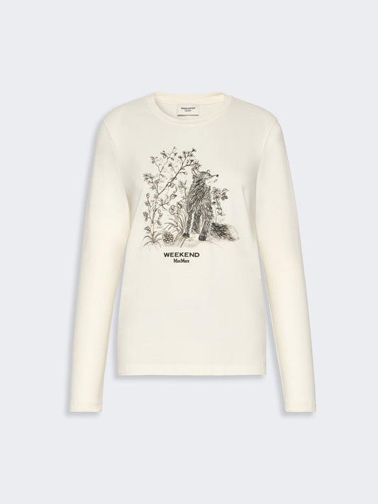 Young Ideas & Henmores -Cestino Woods Long Sleeve T-Shirt -001 Ivory -S