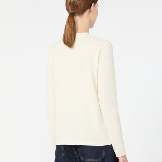 Young Ideas & Henmores -Cestino Woods Long Sleeve T-Shirt -001 Ivory -S