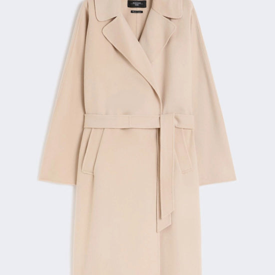 Young Ideas/Henmores - Civada Wool Belted Coat - 035 Bordeaux - 8