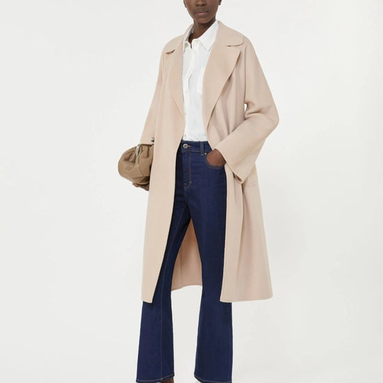 Young Ideas/Henmores - Civada Wool Belted Coat - 035 Bordeaux - 8