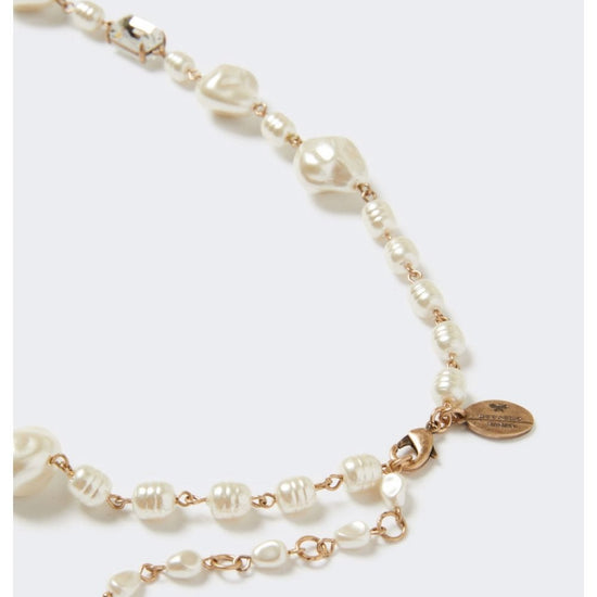 Young Ideas/Henmores - Creso Pearl Necklace - 001 Gold - OS