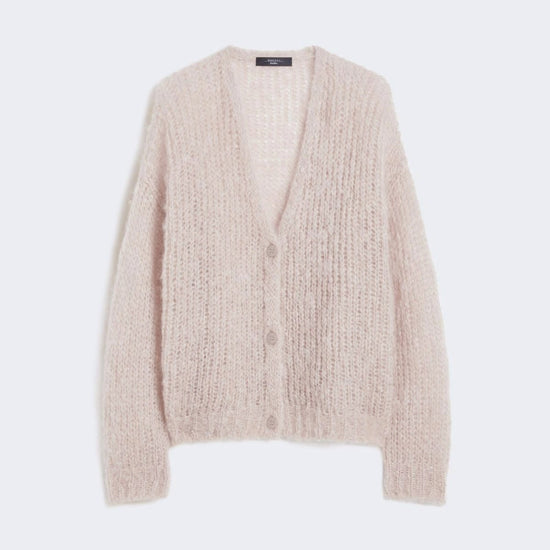 Young Ideas/Henmores - Danza Mohair Cardigan - 001 Sand - XS