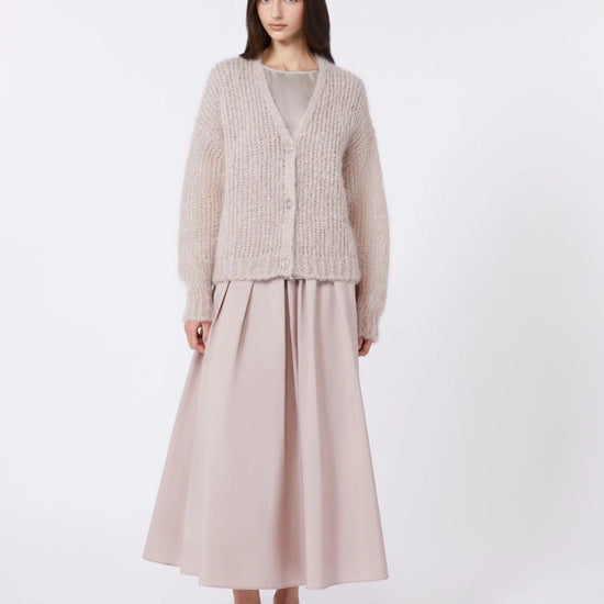 Young Ideas/Henmores - Danza Mohair Cardigan - 001 Sand - XS