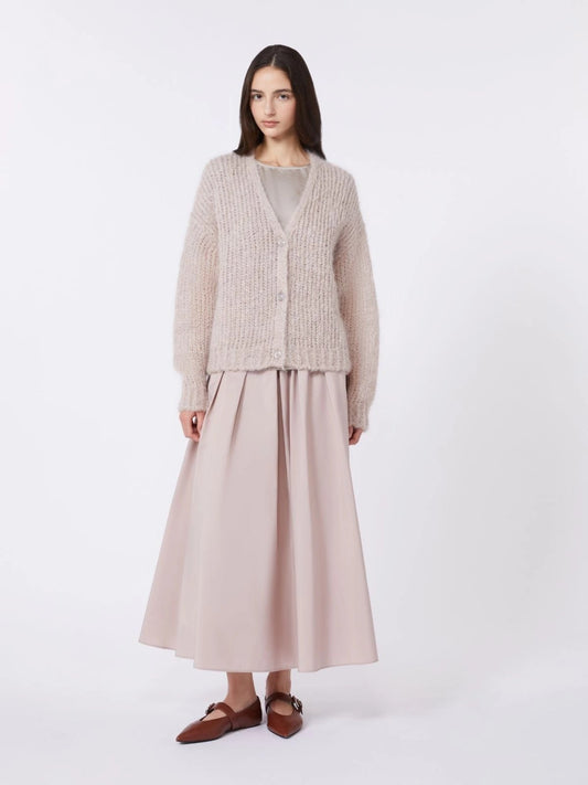 Young Ideas/Henmores - Danza Mohair Cardigan - 001 Sand - XS
