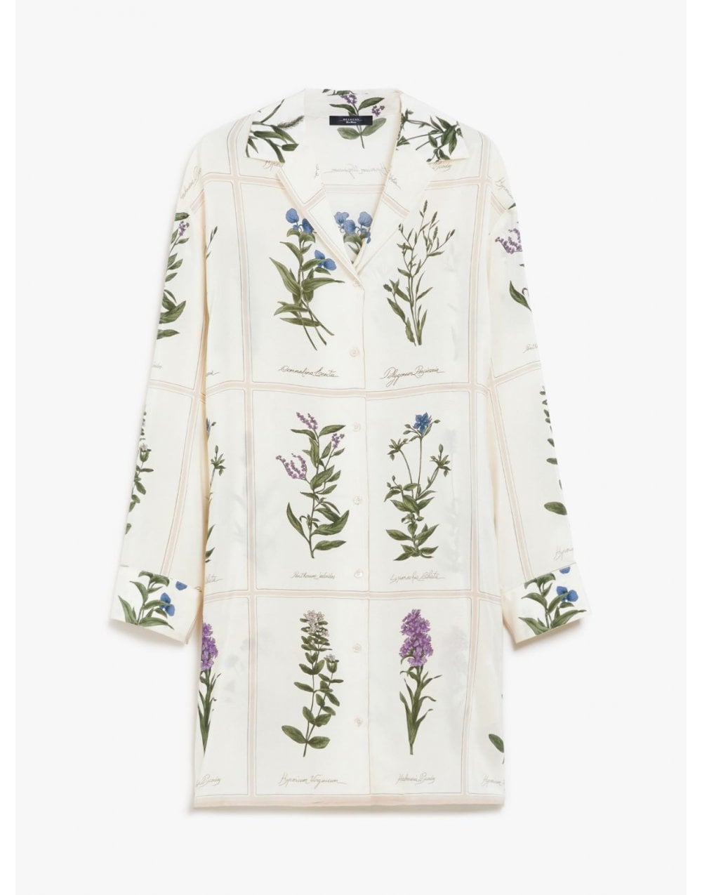 Young Ideas/Henmores - Eccesso Botancial Silk Dress - 001 Ivory - 10