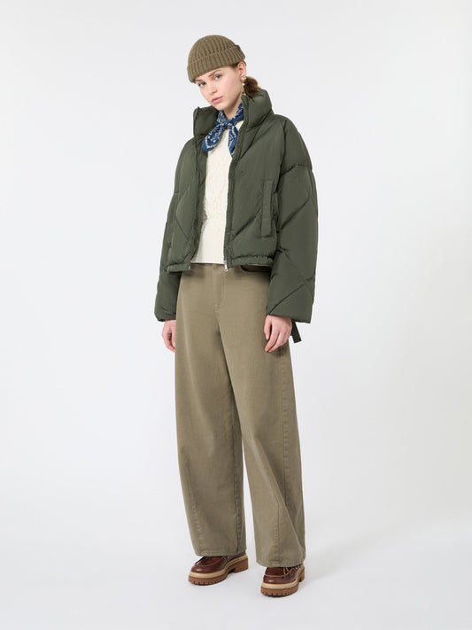 Young Ideas & Henmores -Edito Short Quilted Jacket -003 Khaki -8