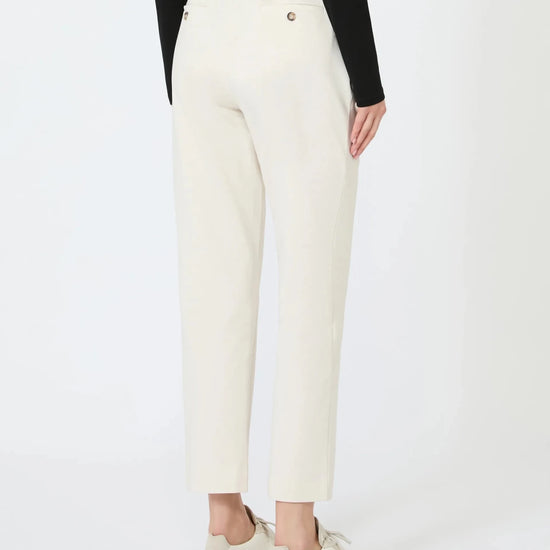 Young Ideas & Henmores - Elfo Elastic Waist Jersey Trousers - 004 Ivory - XS
