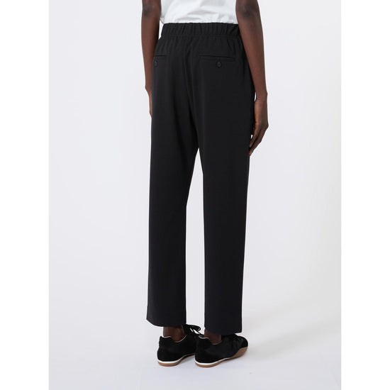Young Ideas & Henmores -Elfo Elastic Waist Jersey Trousers -001 Black -XS