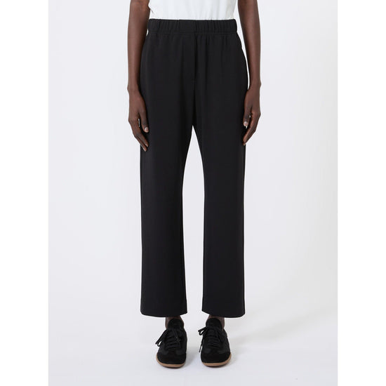 Young Ideas & Henmores -Elfo Elastic Waist Jersey Trousers -001 Black -XS