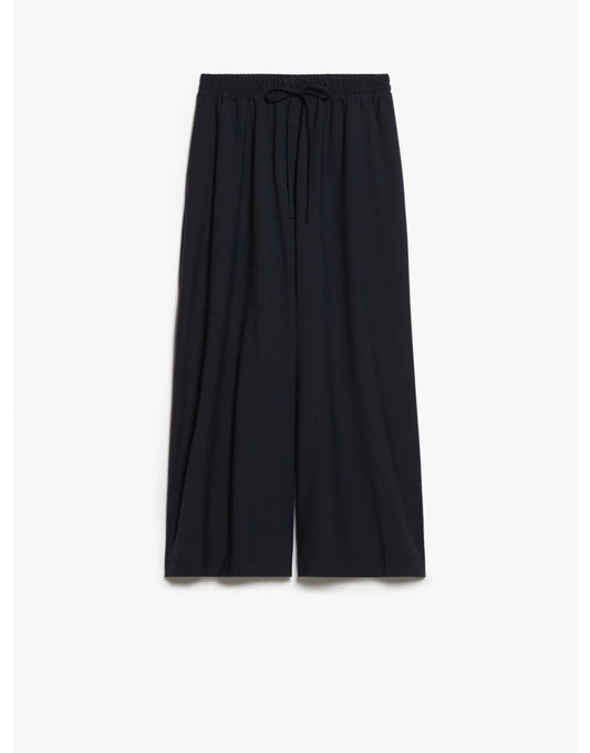 Young Ideas/Henmores - Elmo Wide Leg Elasticated Waist Trousers - 001 Navy - 6