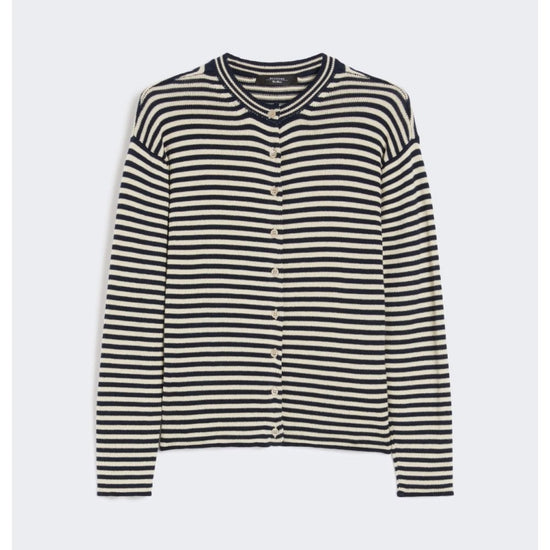 Young Ideas/Henmores - Eritea Striped Cardigan - 021 Navy - S