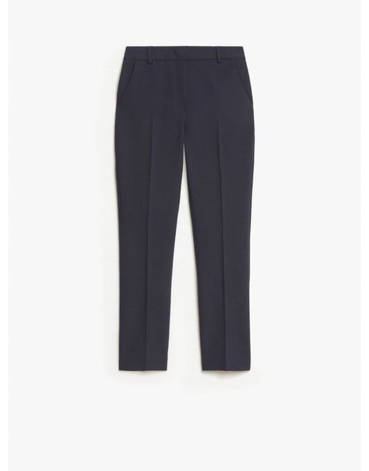 Young Ideas/Henmores - Freda Slim Leg Ankle Cut Trousers - 004 Navy - 8
