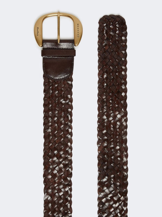 Young Ideas & Henmores - Gelo Buffalo Braided Belt - 001 Tobacco - ML