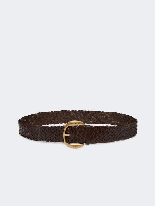 Young Ideas & Henmores - Gelo Buffalo Braided Belt - 001 Tobacco - ML