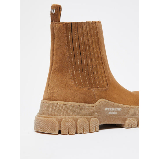 Young Ideas & Henmores -Genepi Suede Ankle Boots -001 Camel -4