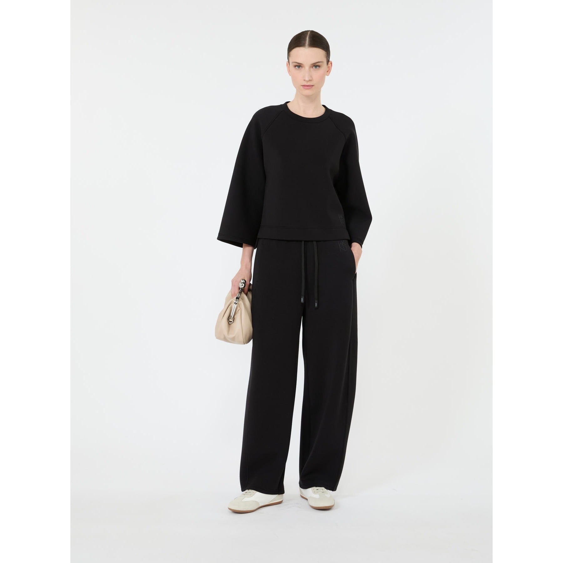 Young Ideas & Henmores -Getto Barrel Leg Joggers -001 Black -XS