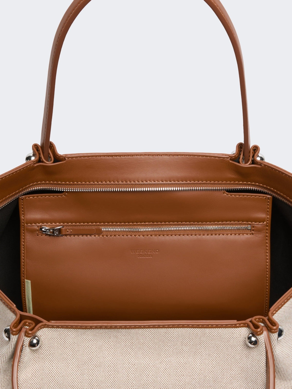 Young Ideas & Henmores -Getto Weekend Canvas Bag -001 Tobacco/Ecru -OS