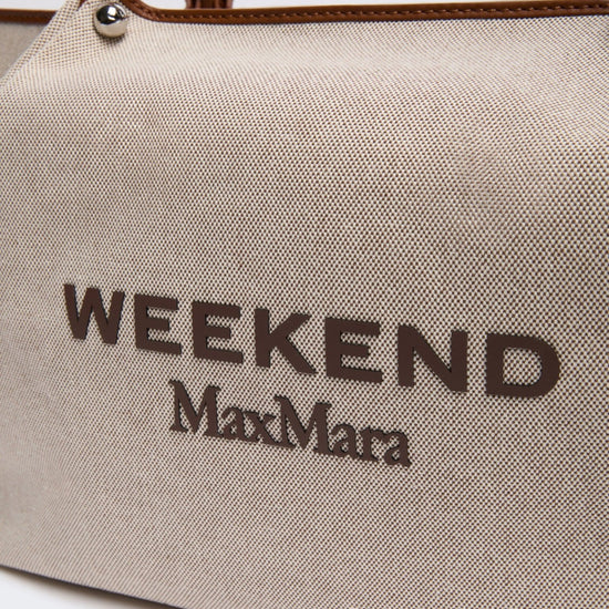 Young Ideas & Henmores -Getto Weekend Canvas Bag -001 Tobacco/Ecru -OS