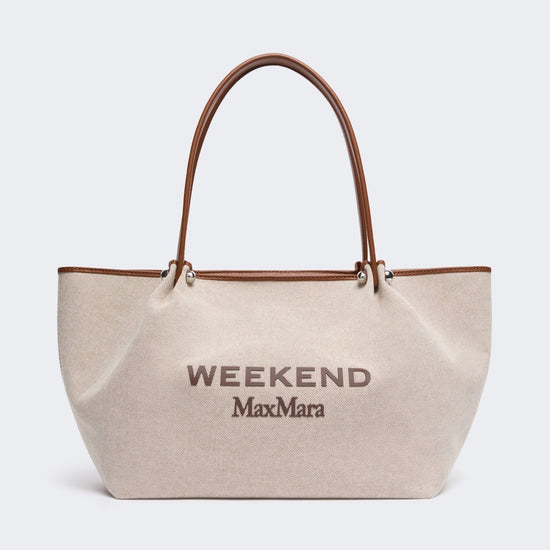 Young Ideas & Henmores -Getto Weekend Canvas Bag -001 Tobacco/Ecru -OS